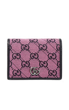 Gucci Rosa Gg Marmont Multicolor Geldbörse – Laufsteg-Katalog