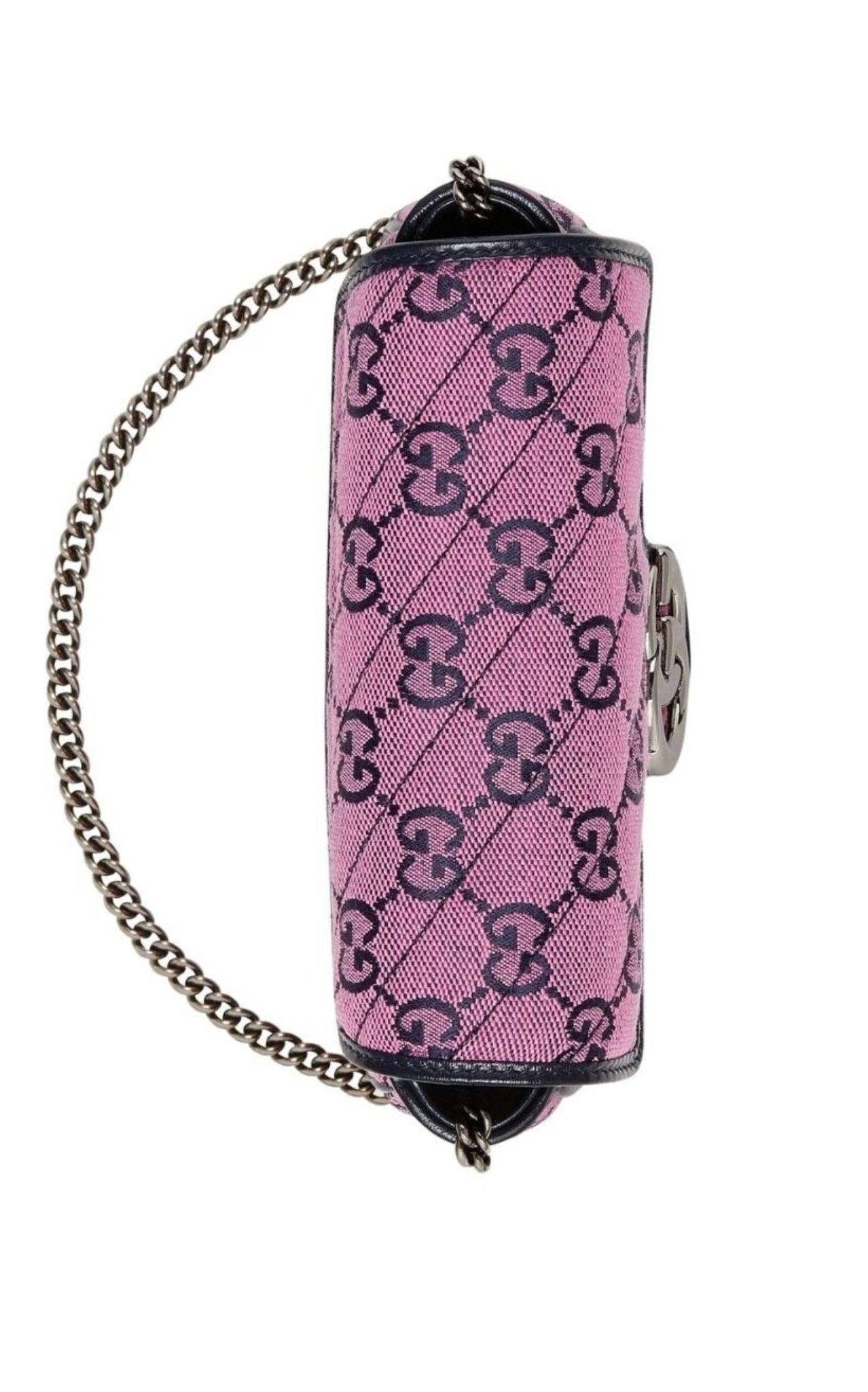 Gucci Pink GG Marmont Pink Super Mini Bag - Runway Catalog