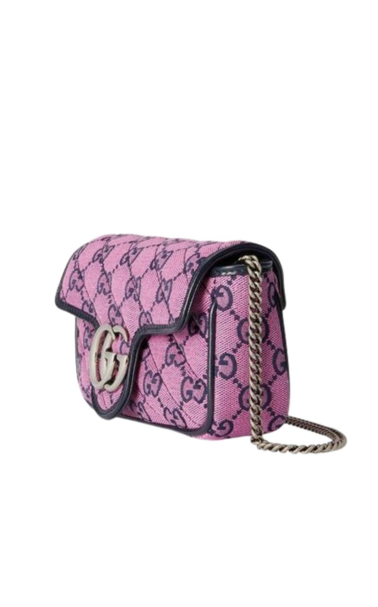 Gucci Pink GG Marmont Pink Super Mini Bag