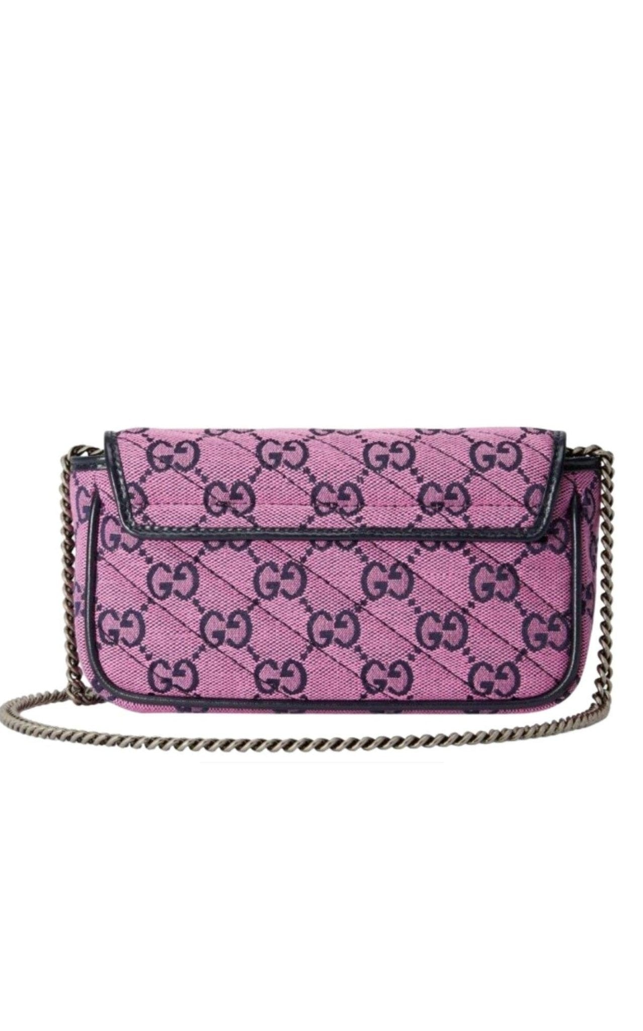 Gucci Pink GG Marmont Pink Super Mini Bag