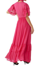 Gucci Pink Ruffle Silk Georgette Dress - Runway Catalog