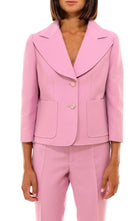 Gucci Pink Silk and Wool Blazer Jacket - Runway Catalog
