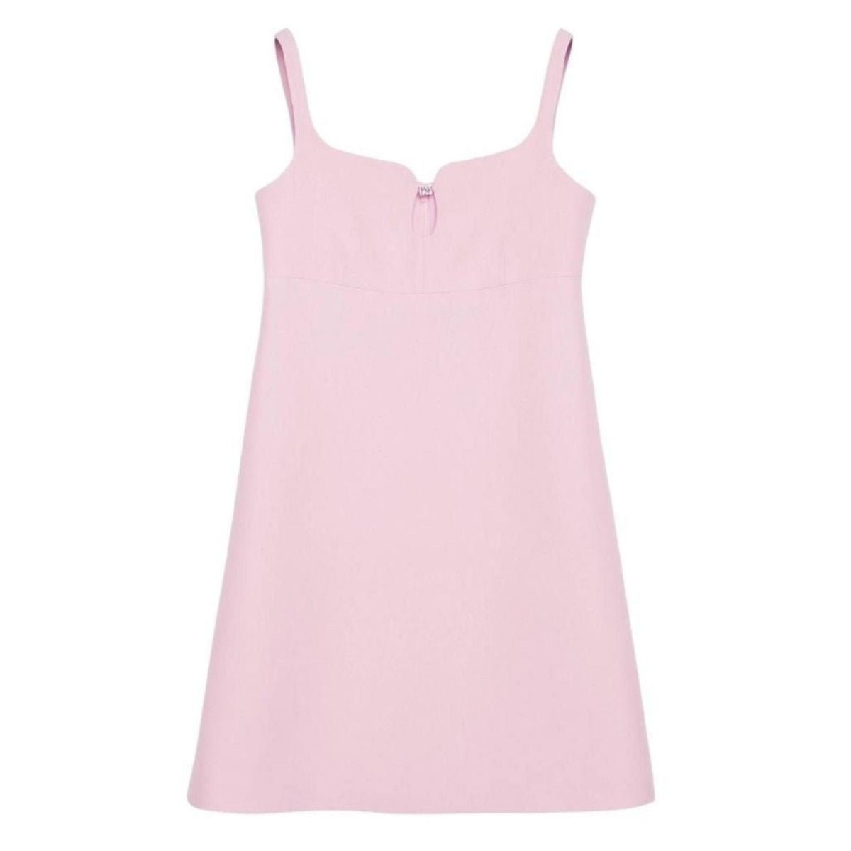 Gucci Kleid aus rosa Seide und Woll-Cady-Crêpe – Laufsteg-Katalog