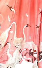 Gucci Pink Swan Print Dress with Bows on the Front - Runway Catalog