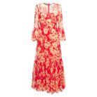Gucci Poppy Silk Organza Maxi Dress - Runway Catalog