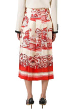 Gucci Porcelain Garden Print Midi Skirt - Runway Catalog
