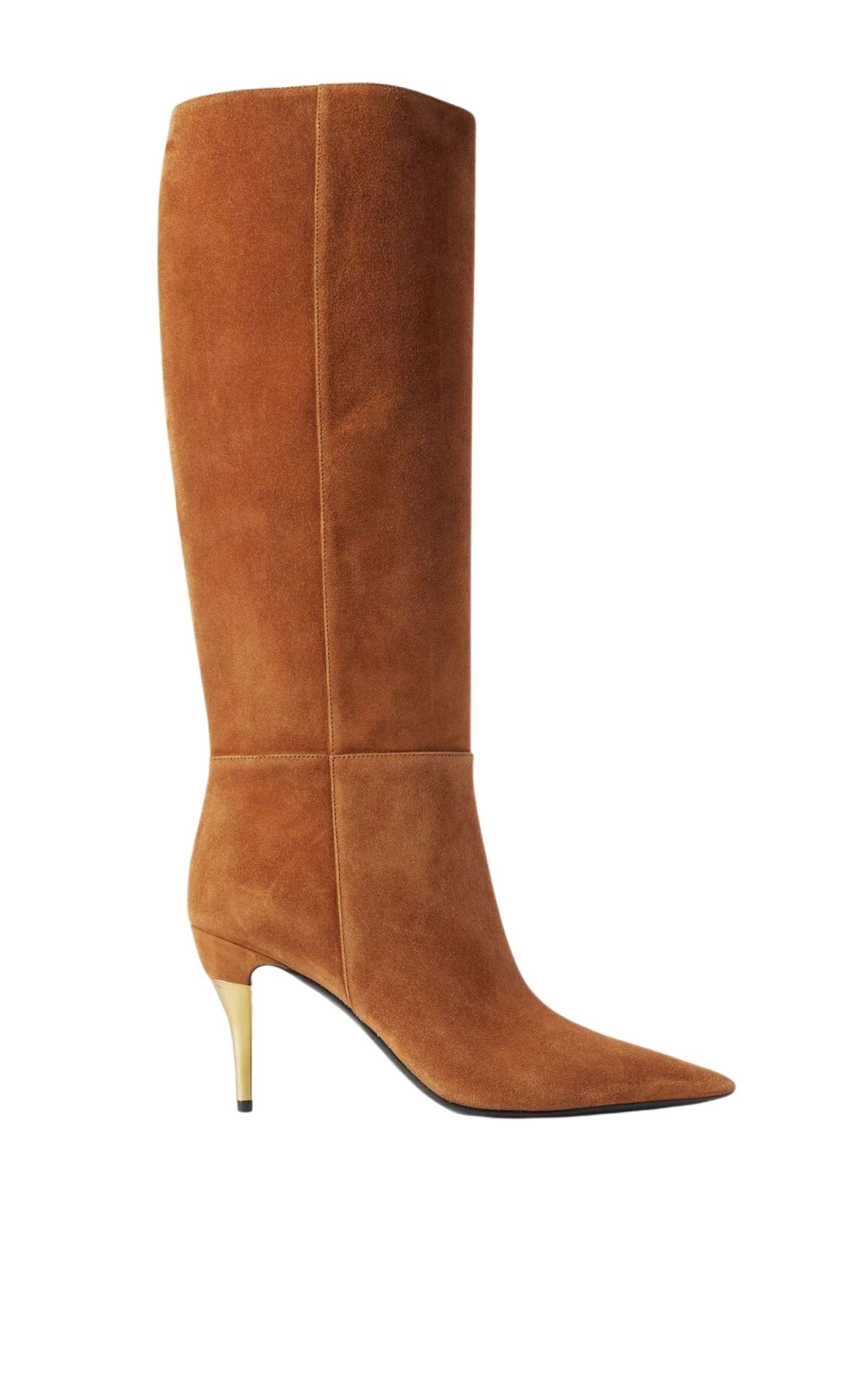 Gucci Priscilla 85 Suede Knee Boots