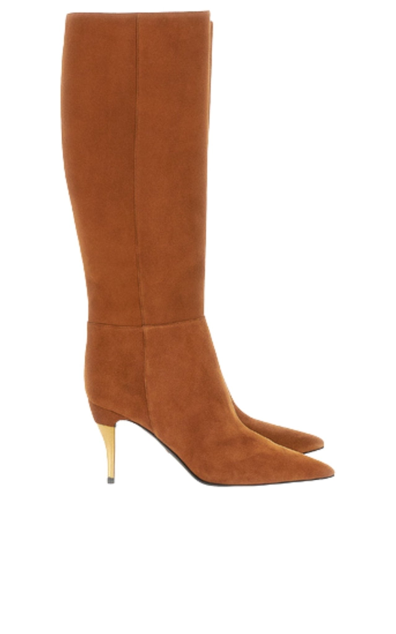 Gucci Priscilla 85 Suede Knee Boots