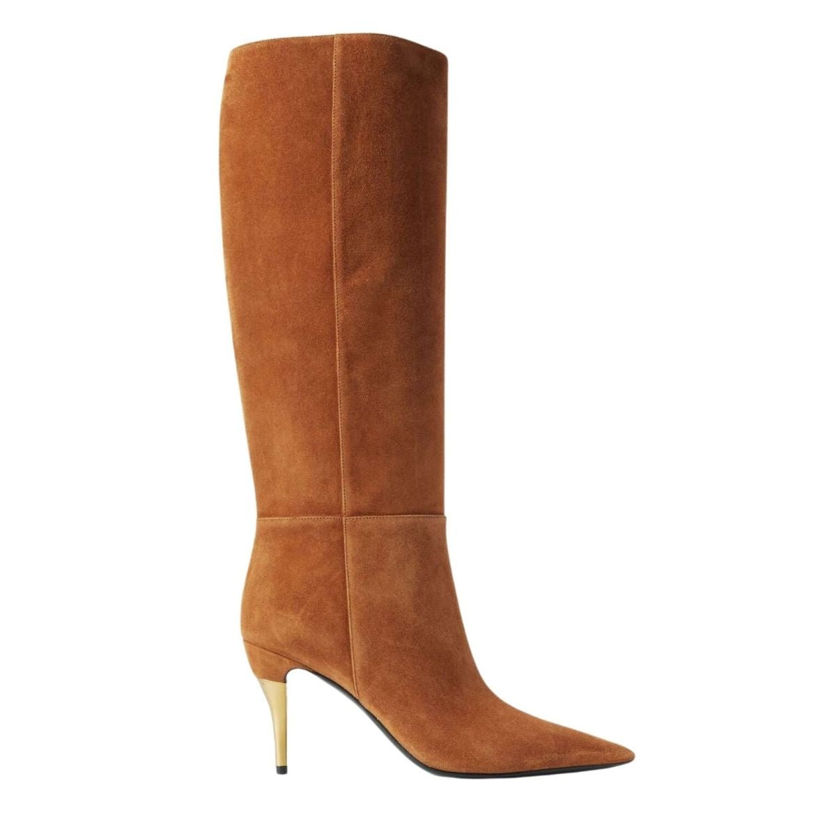 Gucci Priscilla 85 Suede Knee Boots - Runway Catalog
