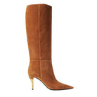 Gucci Priscilla 85 Suede Knee Boots - Runway Catalog
