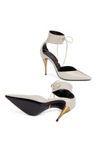 Gucci Priscilla Glossed - Leather Pumps Bi - color - Runway Catalog