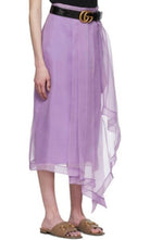 Gucci Purple Silk Organza Skirt - Runway Catalog