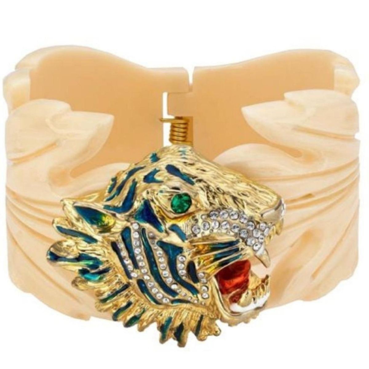 Gucci Rajah Resin Leaf Bracelet - Runway Catalog