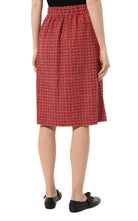 Gucci Red Jacquard GG Drawstring Skirt - Runway Catalog