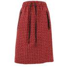 Gucci Red Jacquard GG Drawstring Skirt - Runway Catalog