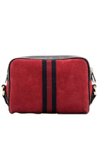 Mini sac en daim Ophidia rouge Gucci - Catalogue défilé