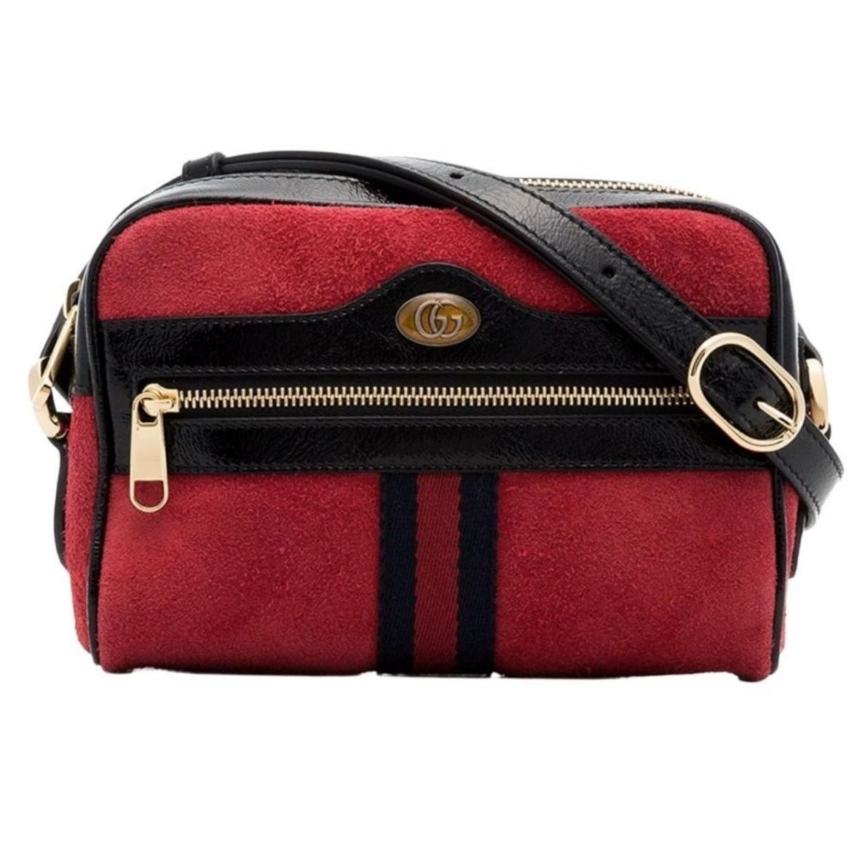 Gucci Red Ophidia Suede Mini Bag - Runway Catalog
