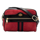 Gucci Red Ophidia Suede Mini Bag - Runway Catalog