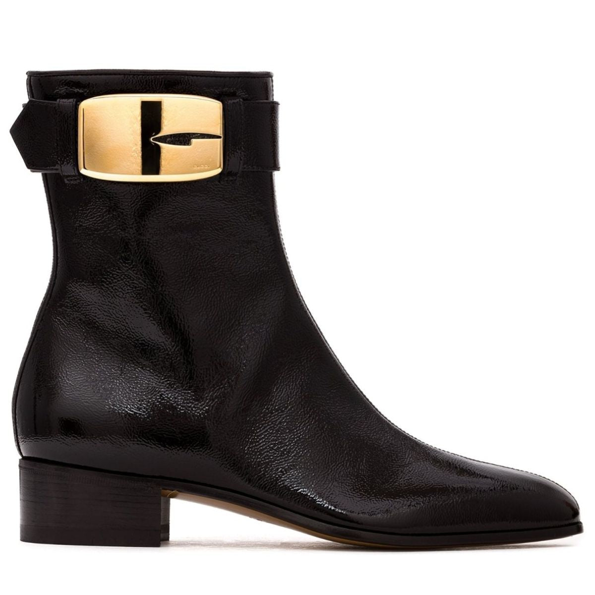 Gucci Retro G 35mm Leather Ankle Boots - Runway Catalog