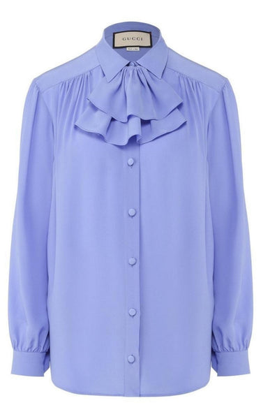 gucci-ruffle-neck-silk-blouse-