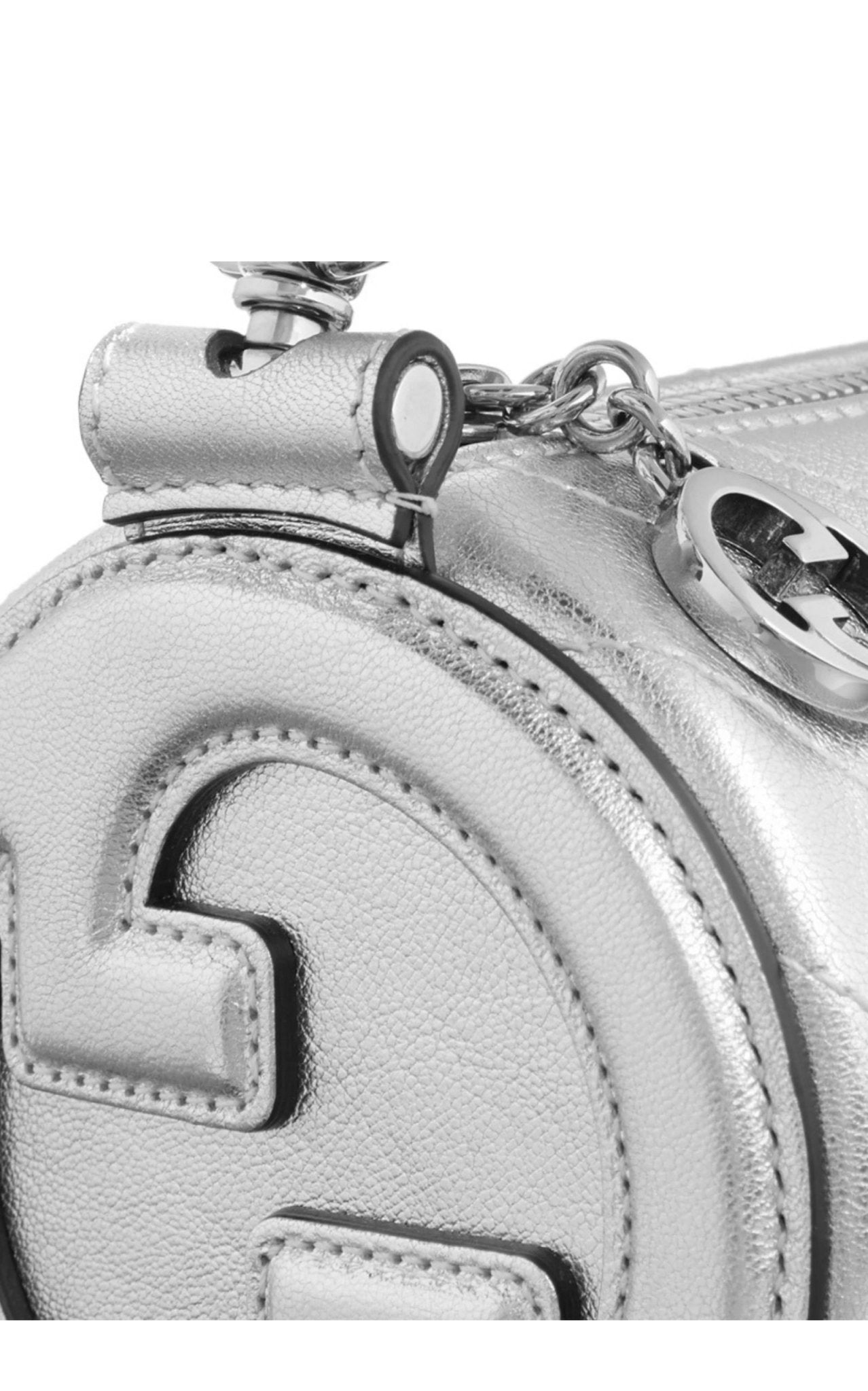 Gucci Blondie Mini Silver Shoulder Bag