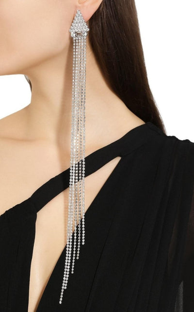 Gucci Single Crystal Earring - Runway Catalog