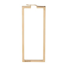 Boucles d'oreilles Gucci rectangulaires simples avec logo gravé - Catalogue Runway