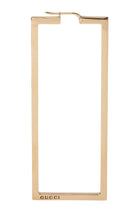 Gucci Single Rectangle - shaped Logo - engraved Earring - Runway Catalog