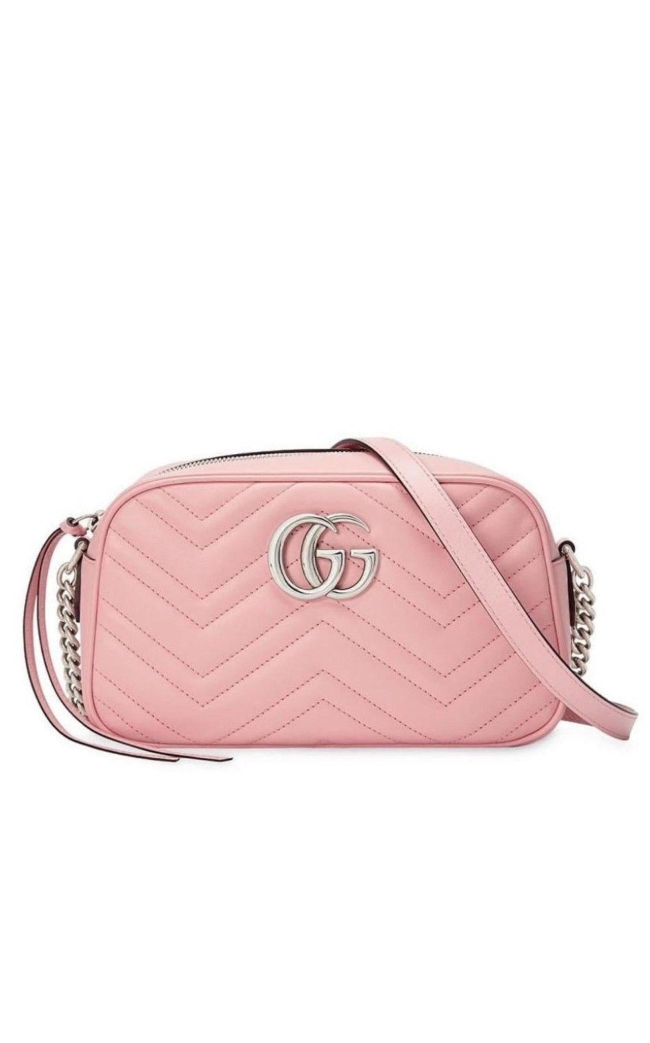 GUCCI ボディバッグ ピンク Gucci Small GG Marmont Shoulder Bag – Runway Catalog