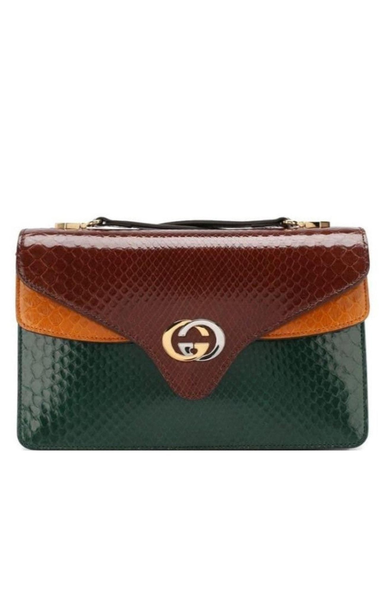 Gucci Small Python Shoulder Bag - Runway Catalog