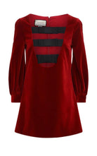 Gucci Stretch Cotton - Velvet Mini Dress - Runway Catalog