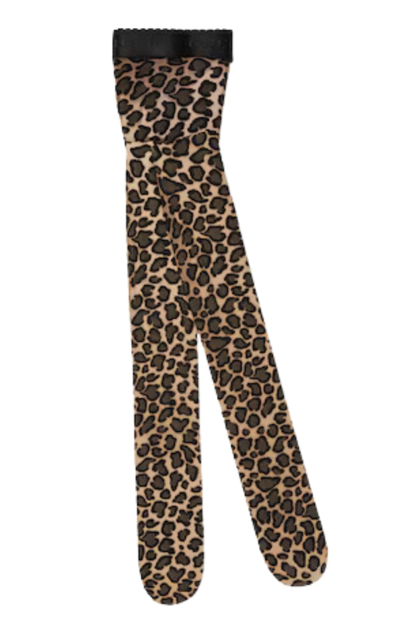 Gucci Stretch Knit Leopard Print Tights