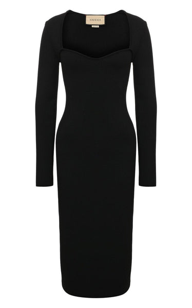 gucci inspired bodycon dress Gucci Vintage Crystal Embellished Horsebit Cutout Back Bodycon Black Dress For Sale at 1stDibs