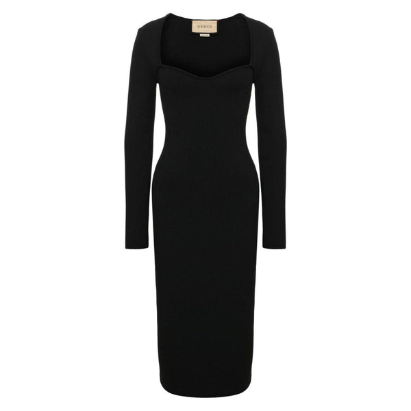 Stretch Viscose Bodycon Dress - S Stretch Viscose Bodycon Dress - S