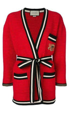 Gucci Striped Hem Cardigan Coat - Runway Catalog