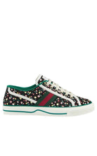 Zapatillas bajas con estampado floral Gucci Tennis 1977 - Catálogo de pasarela