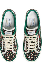 Zapatillas bajas con estampado floral Gucci Tennis 1977 - Catálogo de pasarela