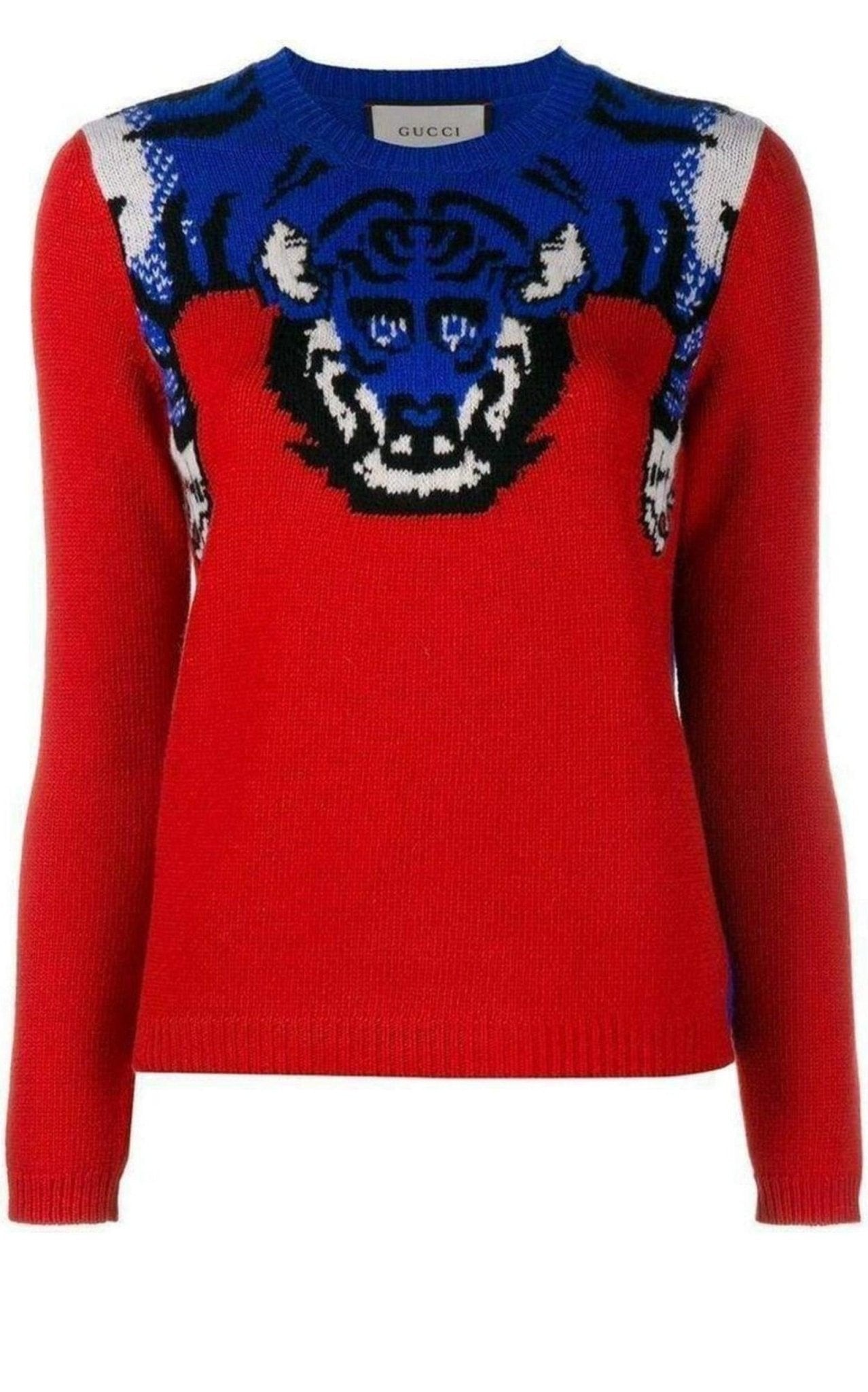❤︎"GUCCI TIGER セーター❤︎" Gucci Tiger Knit Sweater Jumper – Runway Catalog
