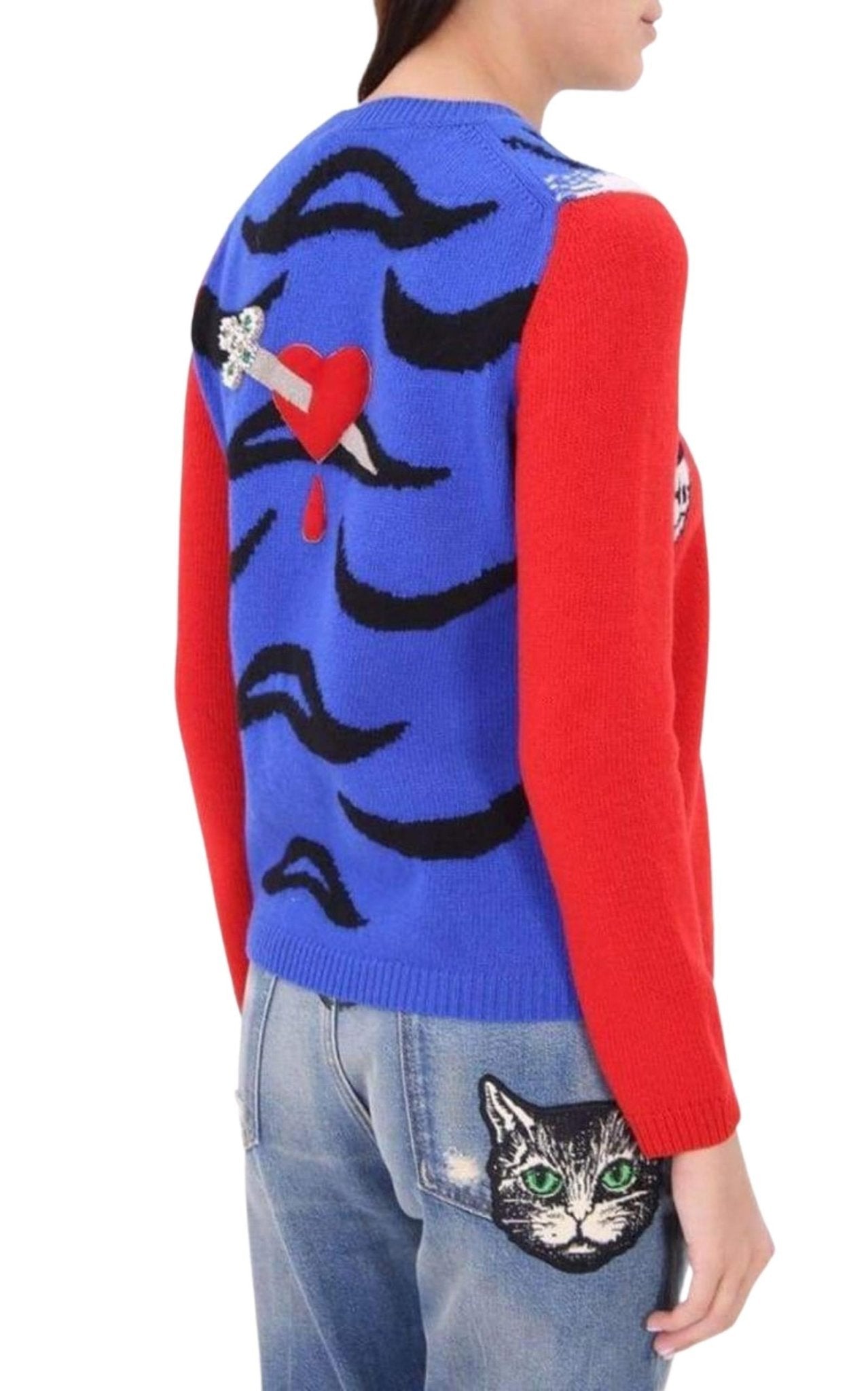 Gucci Tiger Knit Sweater Jumper – Runway Catalog