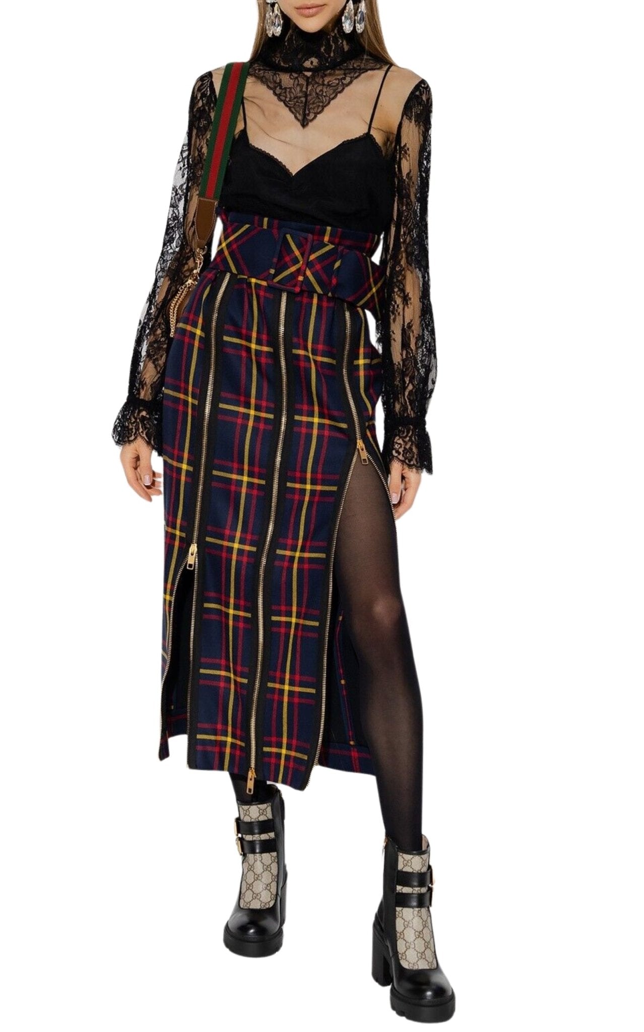 Gucci Black Tulle Lace Shirt - New York – Runway Catalog Gucci Black Tulle Lace Shirt - New York – Runway Catalog