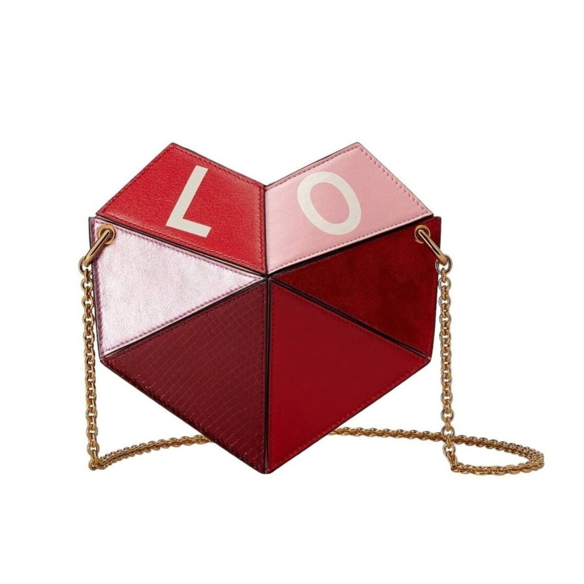 Gucci Valentine's Day Multicolor Small Heart Bag