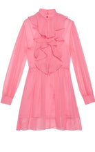 Gucci Velvet Ties Silk - chiffon Dress - Runway Catalog