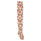 Gucci White Strawberry Logo Horse - bit Tights - Runway Catalog