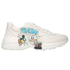 Gucci X Disney Donald Duck Rhyton Leather Sneaker Shoes - Runway Catalog