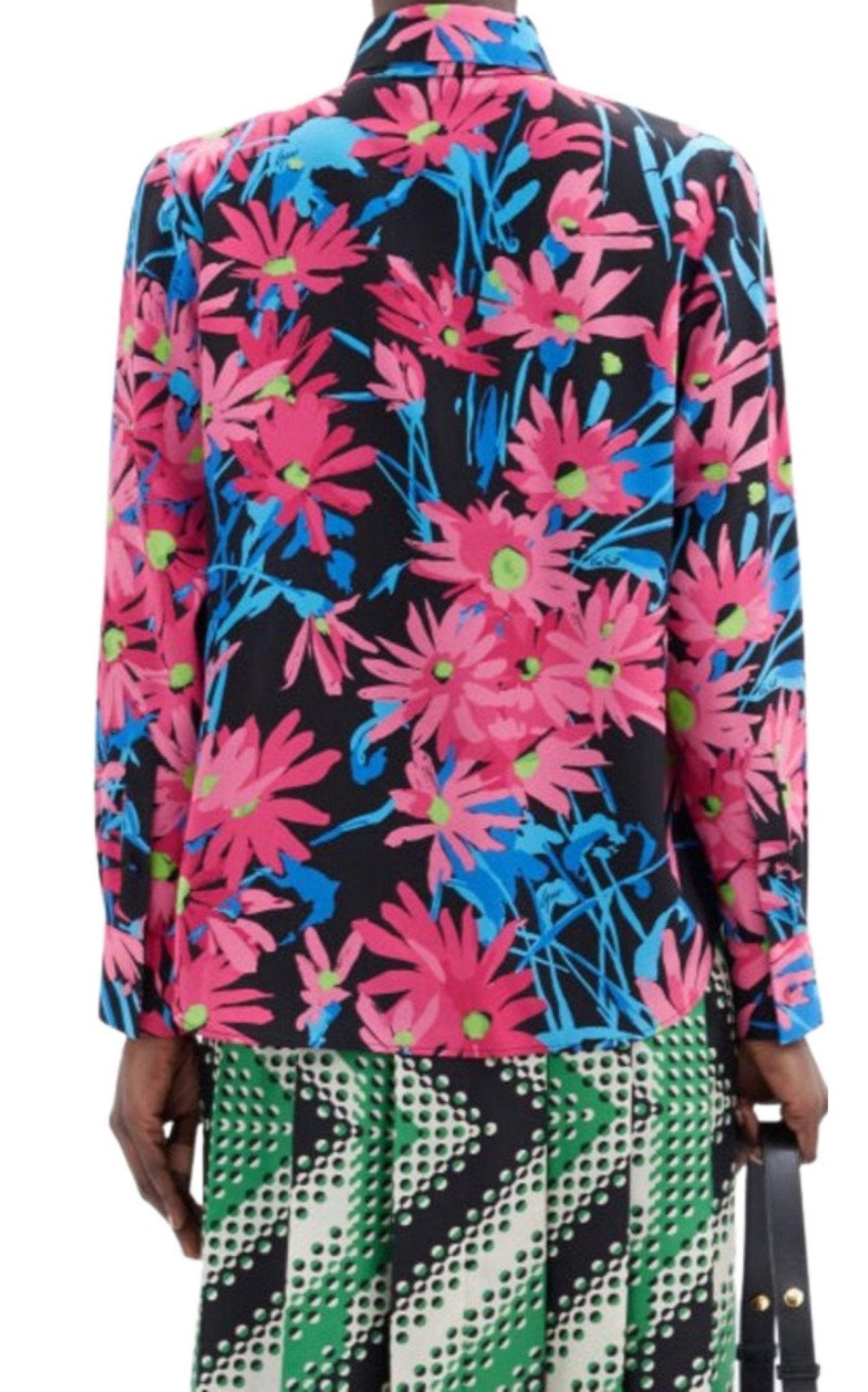 Gucci x Ken Scott Floral Print Silk Shirt