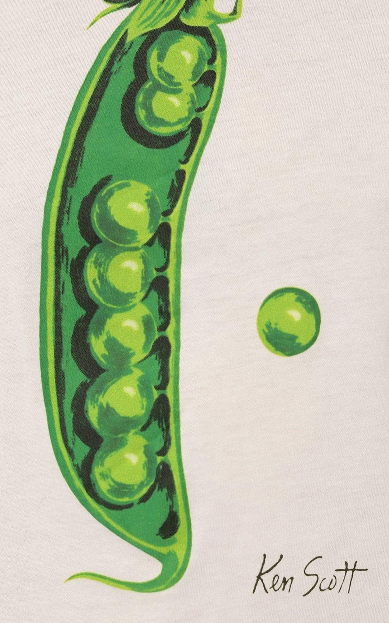 Gucci x Ken Scott Pea Print T-shirt - Runway Catalog
