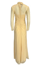 Gucci Yellow Silk Maxi Shirt Dress - Runway Catalog