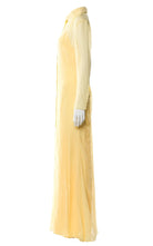 Gucci Yellow Silk Maxi Shirt Dress - Runway Catalog