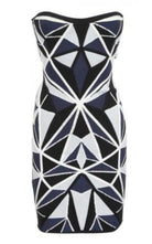Herve Leger Jamari Geometric Patchwork Jacquard Dress - Runway Catalog