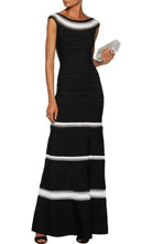 Herve Leger Mariana Lattice Trimmed Bandage Gown - Runway Catalog